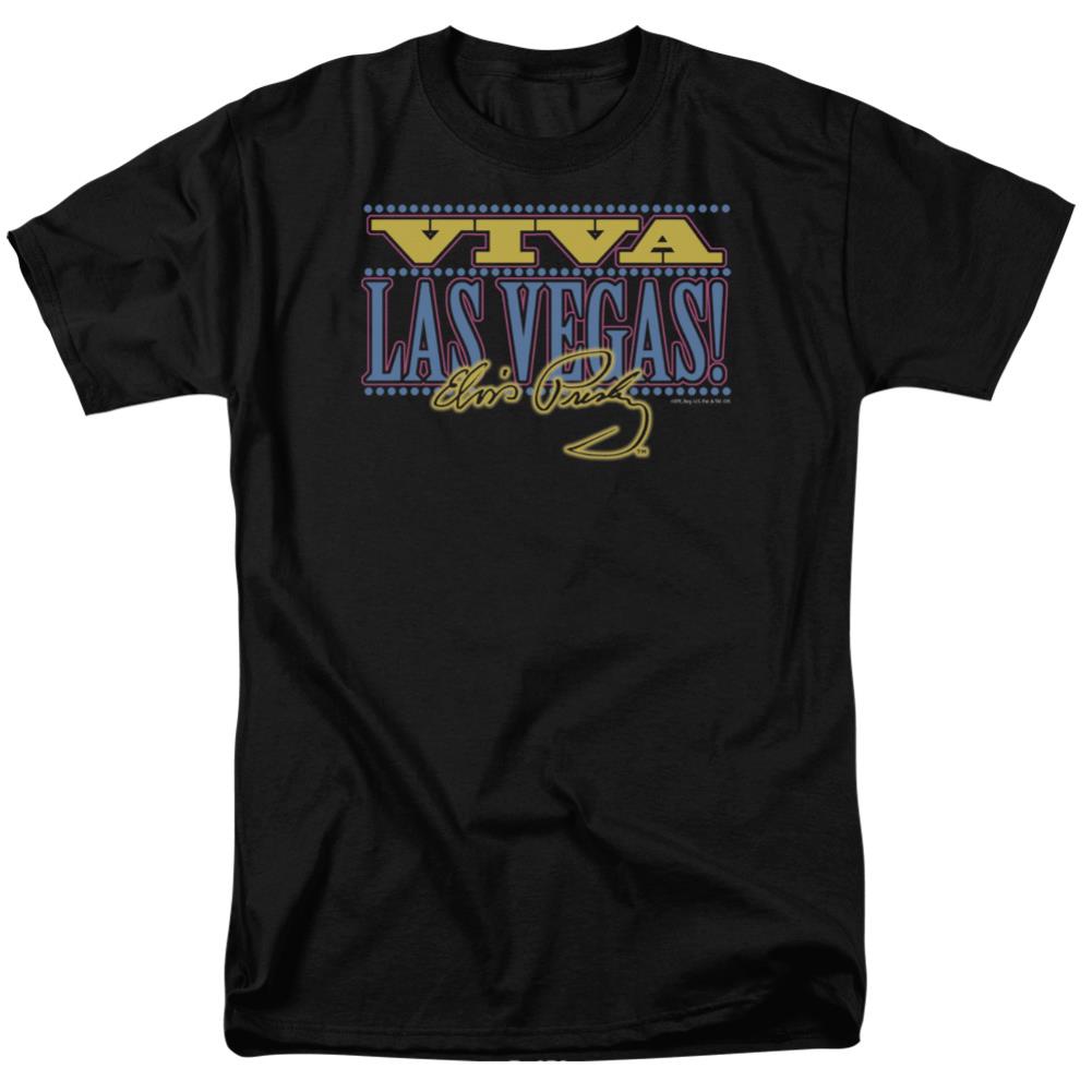 Elvis Presley Viva Las Vegas Men's 18/1 Cotton Short-Sleeve T-Shirt