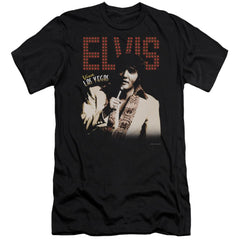 Elvis Presley Viva Star Men's Ultra-Soft 30/1 Cotton Slim Short-Sleeve T-Shirt