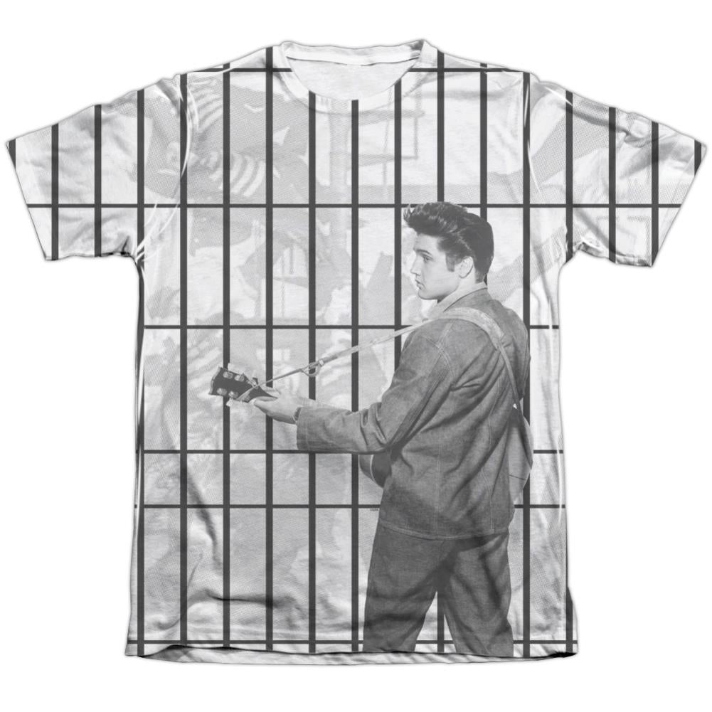 Elvis Presley Whole Cell Block Men's Regular Fit Poly Cotton Short-Sleeve T-Shirt