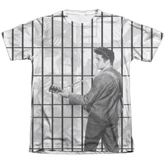 Elvis Presley Whole Cell Block Men's Regular Fit Poly Cotton Short-Sleeve T-Shirt