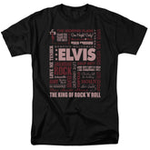 Elvis Presley Whole Lotta Type Men's 18/1 Cotton Short-Sleeve T-Shirt