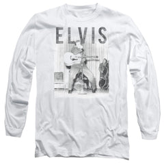 Elvis Presley With The Band Men's 18/1 Cotton Long-Sleeve T-Shirt