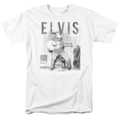 Elvis Presley With The Band Men's 18/1 Cotton Short-Sleeve T-Shirt