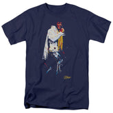 Elvis Presley Yellow Scarf Men's 18/1 Cotton Short-Sleeve T-Shirt