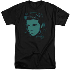 Elvis Presley Young Dots Men's 18/1 Tall Cotton Short-Sleeve T-Shirt