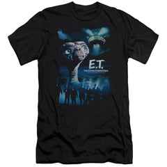 E.T. The Extra-Terrestrial Going Home Men's Ultra-Soft 30/1 Cotton Slim Short-Sleeve T-Shirt