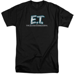 E.T. The Extra-Terrestrial Logo Men's 18/1 Tall Cotton Short-Sleeve T-Shirt