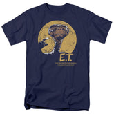 E.T. The Extra-Terrestrial Moon Frame Men's 18/1 Cotton Short-Sleeve T-Shirt