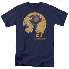 E.T. The Extra-Terrestrial Moon Frame Men's 18/1 Cotton Short-Sleeve T-Shirt