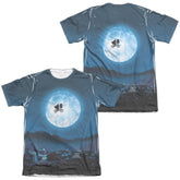E.T. The Extra-Terrestrial Moon Men's Regular Fit Poly Cotton Short-Sleeve T-Shirt