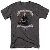 Fantastic Beasts And Where To Find Them Newt Scamander Men's 18/1 Cotton Short-Sleeve T-Shirt