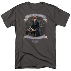 Fantastic Beasts And Where To Find Them Newt Scamander Men's 18/1 Cotton Short-Sleeve T-Shirt