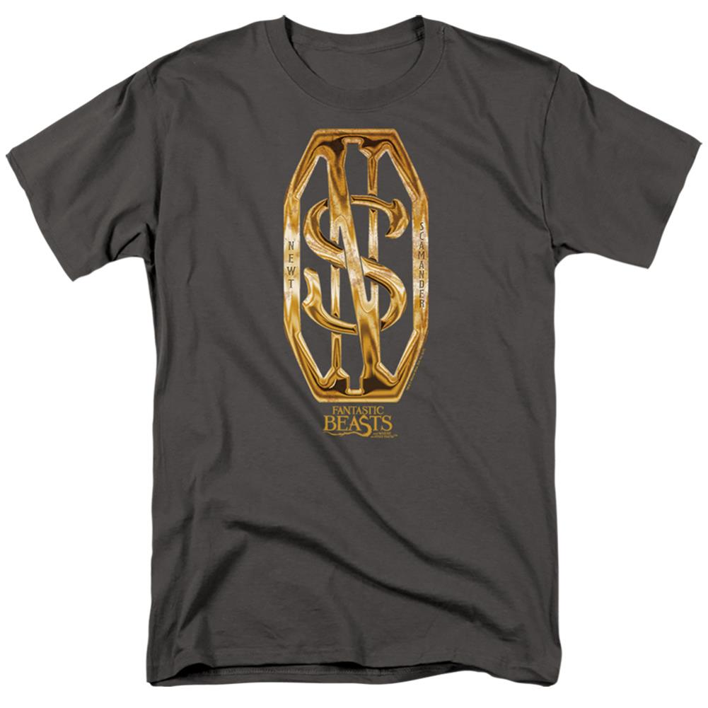 Fantastic Beasts And Where To Find Them Scamander Monogram Men's 18/1 Cotton Short-Sleeve T-Shirt