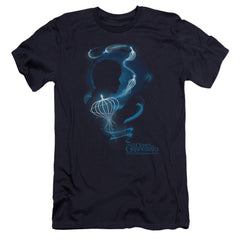 Fantastic Beasts: The Crimes of Grindelwald Newt Silhouette Men's Ultra-Soft 30/1 Cotton Slim Short-Sleeve T-Shirt