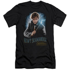 Fantastic Beasts: The Crimes of Grindelwald Scamander Monogram Men's Ultra-Soft 30/1 Cotton Slim Short-Sleeve T-Shirt