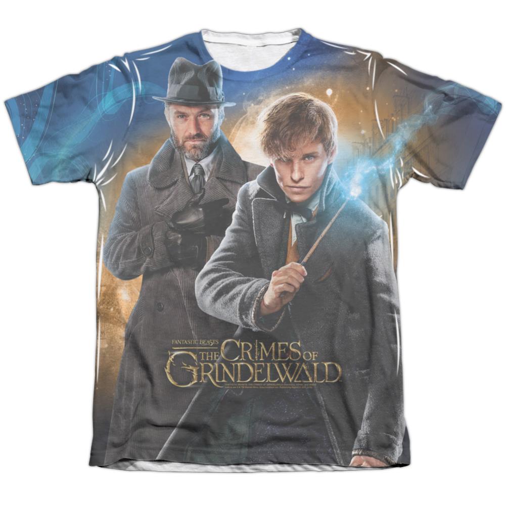 Fantastic Beasts: The Crimes of Grindelwald Team Up Men's Regular Fit Poly Cotton Short-Sleeve T-Shirt