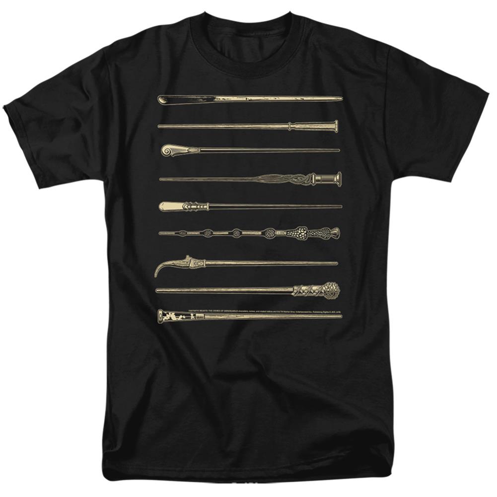 Fantastic Beasts: The Crimes of Grindelwald Wands Men's 18/1 Cotton Short-Sleeve T-Shirt