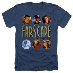 Farscape 20 Years Men's 30/1 Heather 60 40 Poly Short-Sleeve T-Shirt