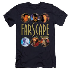 Farscape 20 Years Men's Ultra-Soft 30/1 Cotton Slim Short-Sleeve T-Shirt