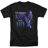 Farscape Blue And Bald Men's 18/1 Cotton Short-Sleeve T-Shirt