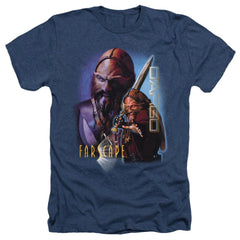 Farscape Dargo Men's 30/1 Heather 60 40 Poly Short-Sleeve T-Shirt