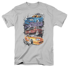 Fast And The Furious Smokin Street Cars Men's 18/1 Cotton Short-Sleeve T-Shirt
