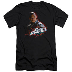 Fast And The Furious Toretto Men's Ultra-Soft 30/1 Cotton Slim Short-Sleeve T-Shirt