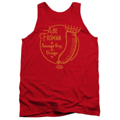 Ferris Bueller's Day Off Abe Froman Men's 18/1 Cotton Tank Top
