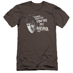 Ferris Bueller's Day Off My Hero Men's Ultra-Soft 30/1 Cotton Slim Short-Sleeve T-Shirt