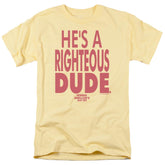 Ferris Bueller's Day Off Righteous Dude Men's 18/1 Cotton Short-Sleeve T-Shirt