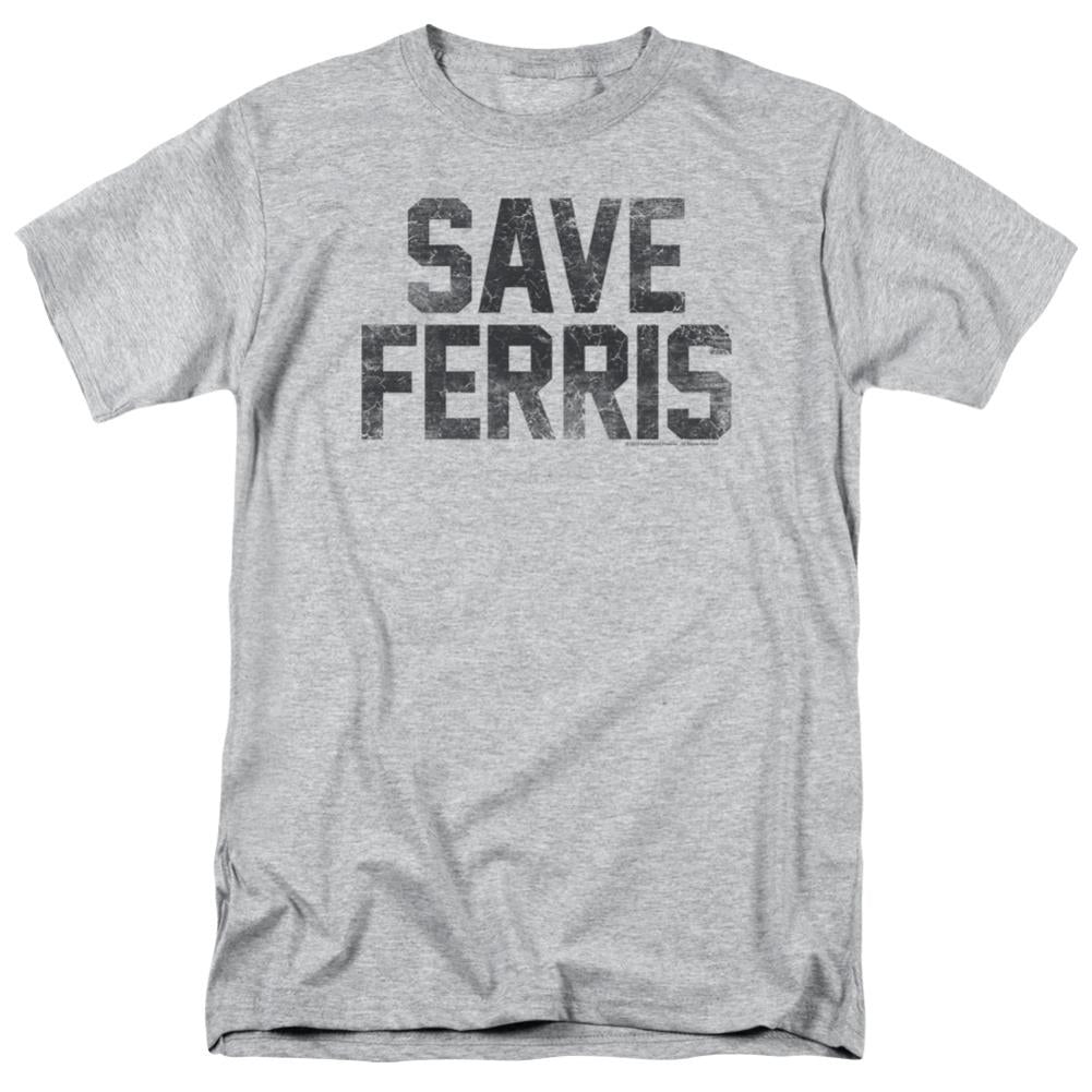 Ferris Bueller's Day Off Save Ferris Men's 18/1 Cotton Short-Sleeve T-Shirt