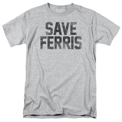 Ferris Bueller's Day Off Save Ferris Men's 18/1 Cotton Short-Sleeve T-Shirt