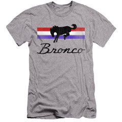Ford Bronco Stripes Men's Ultra-Soft 30/1 Cotton Slim Short-Sleeve T-Shirt