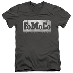 Ford Fomoco Men's 30/1 Cotton Slim V-Neck T-Shirt