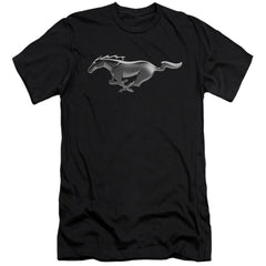 Ford Modern Mustang Men's Ultra-Soft 30/1 Cotton Slim Short-Sleeve T-Shirt
