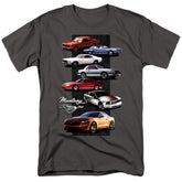 Ford Mustang Stack Men's 18/1 Cotton Short-Sleeve T-Shirt