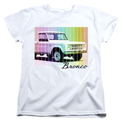 Ford Retro Rainbow Women's 18/1 Cotton Short-Sleeve T-Shirt