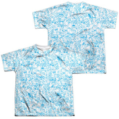 Foster's Home For Imaginary Friends Character Sketches (Front/Back Print) Youth Regular Fit Poly Short-Sleeve T-Shirt