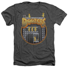 Fraggle Rock Doozers Construction Men's 30/1 Heather 60 40 Poly Short-Sleeve T-Shirt