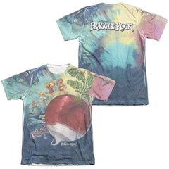 Fraggle Rock Giant Radish (Front/Back Print) Men's Regular Fit Poly Cotton Short-Sleeve T-Shirt