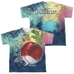 Fraggle Rock Giant Radish (Front/Back Print) Youth Regular Fit Poly Short-Sleeve T-Shirt