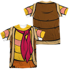 Fraggle Rock Gobo Uniform (Front/Back Print) Men's Regular Fit Polyester Short-Sleeve T-Shirt