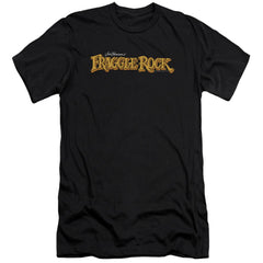 Fraggle Rock Logo Men's Ultra-Soft 30/1 Cotton Slim Short-Sleeve T-Shirt