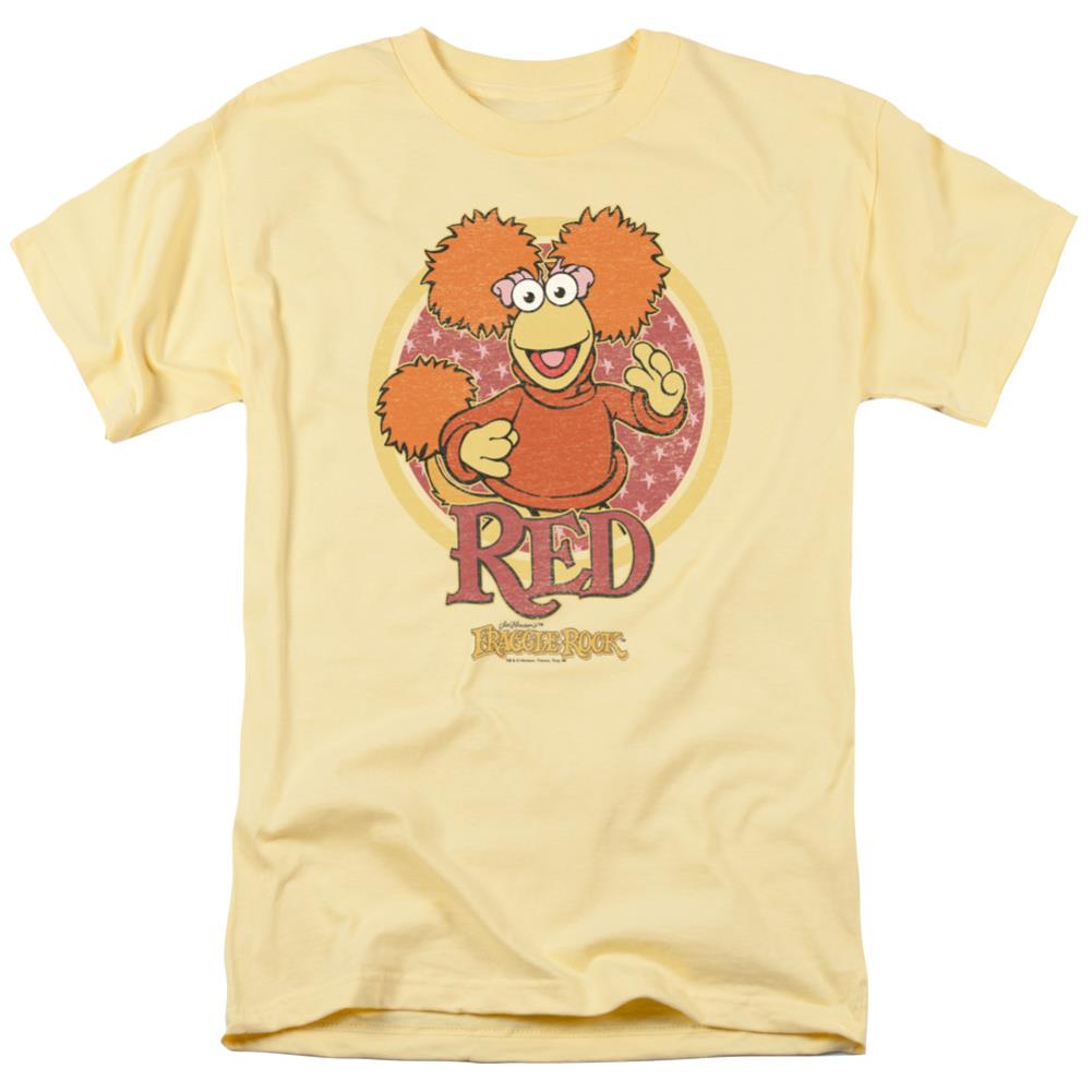 Fraggle Rock Red Circle Men's 18/1 Cotton Short-Sleeve T-Shirt