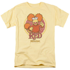 Fraggle Rock Red Circle Men's 18/1 Cotton Short-Sleeve T-Shirt