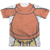 Fraggle Rock Red Uniform Men's Regular Fit Poly Cotton Short-Sleeve T-Shirt