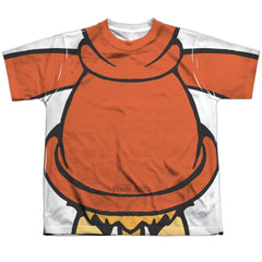 Fraggle Rock Red Uniform Youth Regular Fit Poly Short-Sleeve T-Shirt