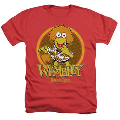 Fraggle Rock Wembley Circle Men's 30/1 Heather 60 40 Poly Short-Sleeve T-Shirt