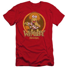 Fraggle Rock Wembley Circle Men's Ultra-Soft 30/1 Cotton Slim Short-Sleeve T-Shirt