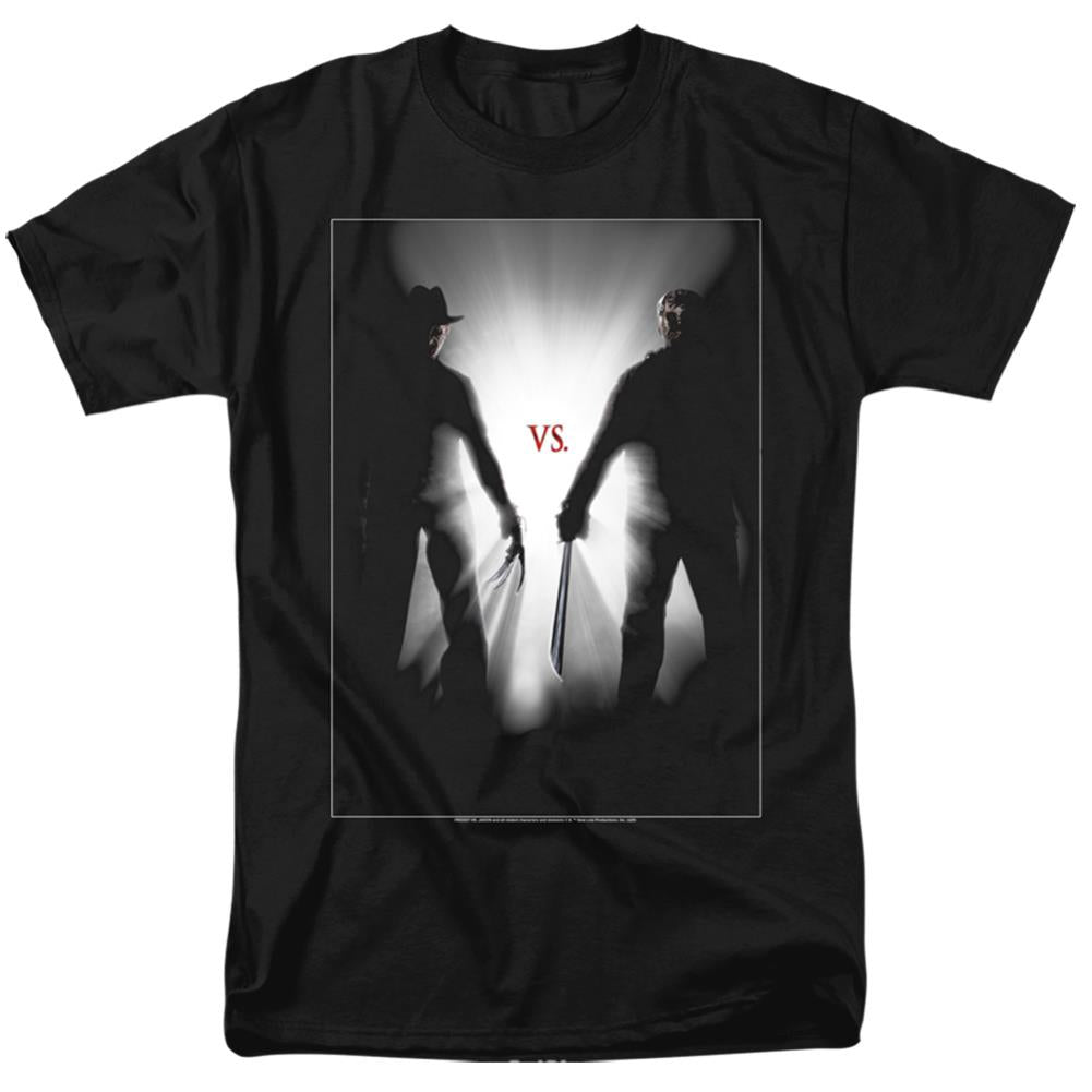 Freddy vs. Jason Silhouettes Men's 18/1 Cotton Short-Sleeve T-Shirt